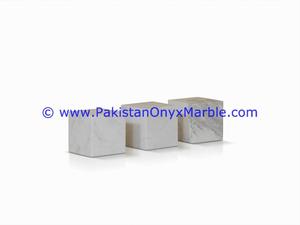 Super venas mármol pisapapeles negro blanco cebra Beige cubos de piedra Natural bloques decoración regalos con madera de teca fósil - Product Image 5