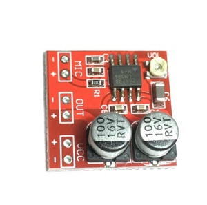 Taidacent microfone elétrico, 20 para 200 ganho calculadora estéreo op amp baixa tensão simples lm386 amplificador de áudio de circuito - Product Image 1