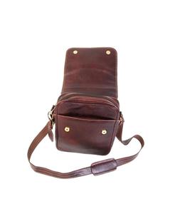 Hot Sale Men's <b>Leather</b> Sling Messenger <b>Bag</b> Cross Body Purse with <b>Laptop</b> Cover Features - Product Image 1