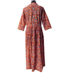 Túnica de algodón con estampado étnico para mujer, 100% de algodón túnica, para fiesta de verano - Product Image 2