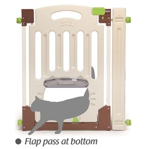 860 Light Weight Firm and Rigid Plastic <b>Folding</b> Pet and Friendly Baby <b>Gate</b> - Product Image 1
