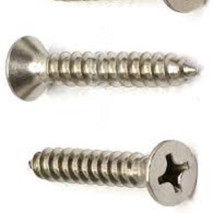 RELEX ISO Standard Vis en acier inoxydable Tête plate Filetage M3-M10 Compatible Titane Métal Plastique Laiton Aluminium Nylon 10mm - Product Image 1