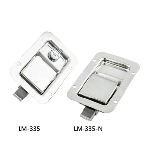 LM-335-N Door Latch Tool Box Thép Không Gỉ Mái Chèo Xử Lý Hộp Công Cụ Tuôn Ra Trailer <span class=keywords><strong>Key</strong></span> <span class=keywords><strong>Van</strong></span> Khóa Lõm - Product Image 5