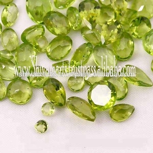 เครื่องประดับหรูหราปรับแต่งได้อัญมณีแท้สีเขียวอ่อนเพอริโดส์หลวมทำด้วยมือและธรรมชาติ - Product Image 2