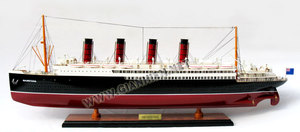RMS & HMHS MAURETANIA MODÈLES BATEAUX EN BOIS _ MODÈLE ARTISANAT EN BOIS - Product Image 3