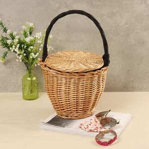 Colorful Bamboo Bread <b>Basket</b> With Multi-Function Daily Use Storage Small Sustainable <b>Basket</b> for <b>Food</b> - Product Image 5