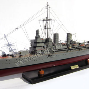 Elegante HMS GOTLAND modelo de madera barco de batalla elegante accesorio de juguete inflable - Product Image 1