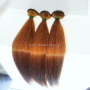 Extensions de cheveux naturels 100% humains lisses, provenant d'Indonésie, cheveux vierges Remy, sans perte, 8 à 32 pouces, couleur chair, tissage - Product Image 5