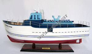 SANTEZ ANNA CRAFT <b>BOAT</b> Handcrafted Wooden Model Inflatable <b>Toy</b> Accessory - Product Image 2