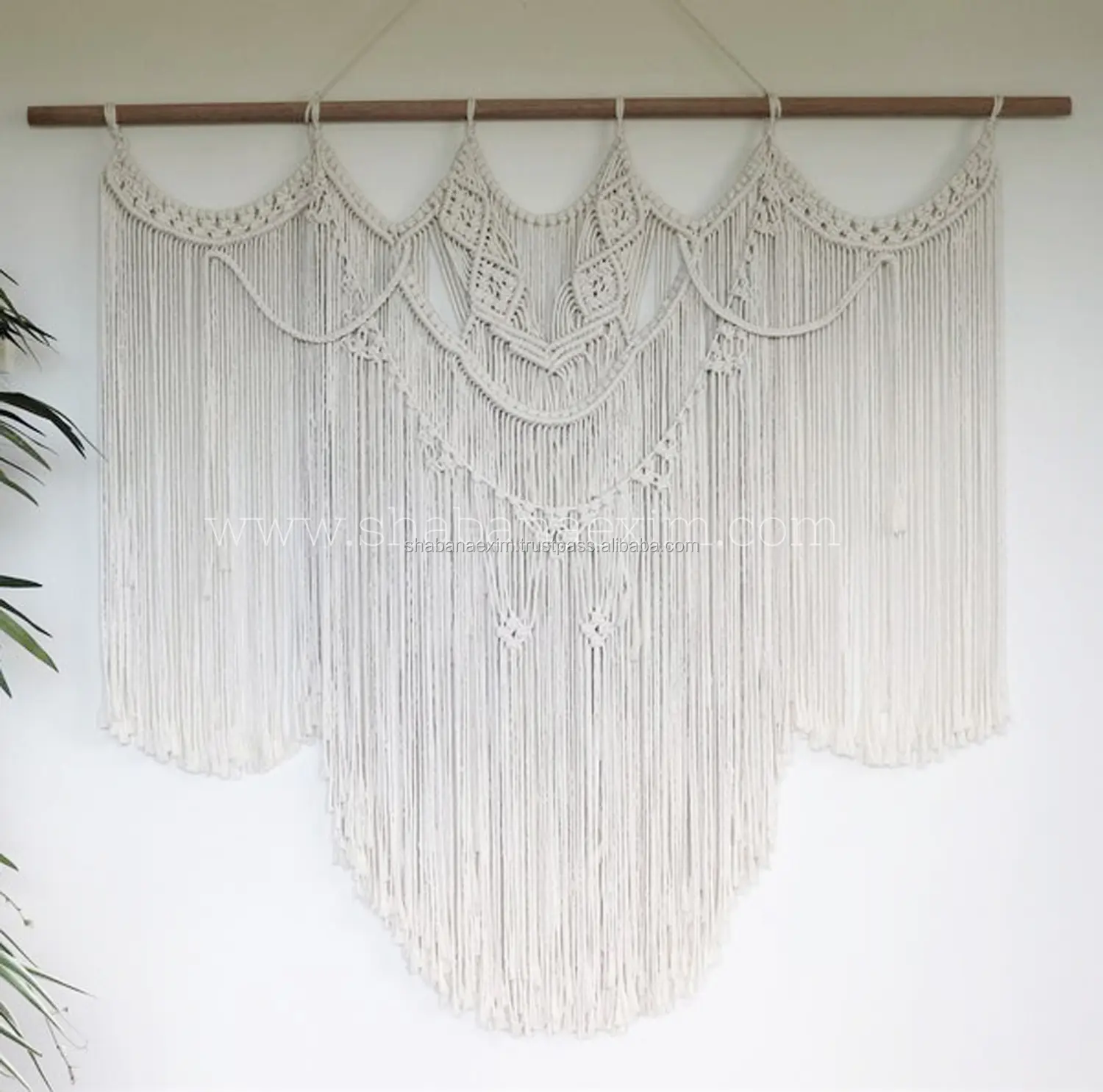 Boho macrame แขวนผนังบอร์ดขนาดใหญ่แขวนผนังผนัง macrame ที่กำหนดเองตกแต่งบ้าน