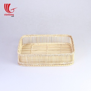 ตะกร้าไม้ไผ่สวยสำหรับเก็บขนมปังและอาหารจากเวียดนาม - Product Image 3