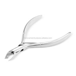 Pinza profesional para cutículas de manicura de acero inoxidable más vendida con tamaño de punta de 4 "y 6mm para el cuidado de las uñas - Product Image 4