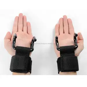 Hebe haken Heavy Duty und Gym Handgelenks tütze Gewichtheben Griff haken Hebe haken Hands tange Fitness Handgelenk bänder