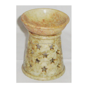 Stéatite Sculpté À La Main Arôme Lampe À Huile - Product Image 1