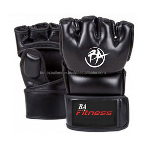 Custom Gloves Leather Gel Gloves Fight <b>Boxing</b> <b>Punch</b> <b>Bag</b> Martial Arts Professional Leather Half Fingers <b>Boxing</b> Gloves - Product Image 3