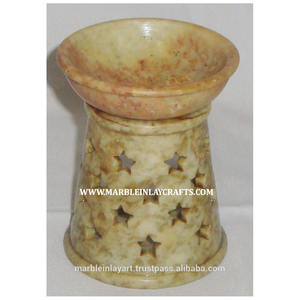 Brûleurs à huile en pierre ollaire faits à la main, magnifiques - Product Image 1