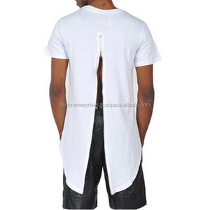 OEM Offre Spéciale hommes sweat shirt coton fendu côté Gym entraînement équipage Fitness à manches courtes vente en gros T-shirt de sport pour hommes - Product Image 1