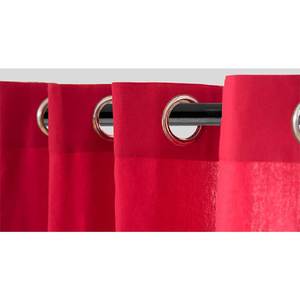 Set of 2 Decorative <b>Red</b> Door Window Cotton <b>Curtains</b> Home Window <b>Black</b> Out <b>Curtain</b> - Product Image 3