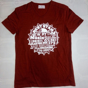 Camiseta de algodón con estampado impresionante para hombre 2018 para la temporada de primavera apropiada para stock de ropa - Product Image 4