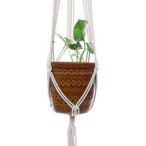 Colgador de plantas de macramé, colgadores de plantas de cuerda, colgador de plantas de 4 patas al mejor precio, Hecho a mano Magic - Product Image 3