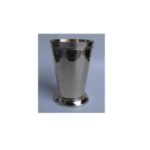 Coupe à julep en laiton moulé avec finition polie miroir, coupe à julep en métal perlé, spécialité pour les cocktails - Product Image 6