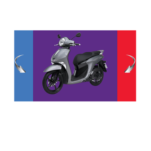 Motocicleta scooter de alta calidad 125cc (Janusz Premium) Gris/Blanco - Product Image 1