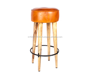 เก้าอี้บาร์ไม้เฟอร์นิเจอร์ห้องครัว - Product Image 1