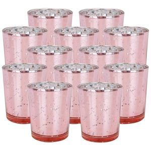 Bougeoirs photophore en verre au mercure, 50 pièces, porte-bougies - Product Image 2
