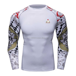 Sublimated Full-<b>Sleeve</b> Rash Guard Compression Shirt <b>Swim</b> Shirt - Product Image 1