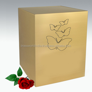 Urne funéraire en aluminium de style américain pour cendres humaines, par Brassworld India Funeral Supplies - Product Image 6