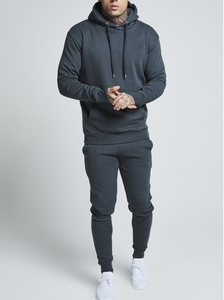 2025 nouvelle mode hommes survêtement pantalon de survêtement Logo personnalisé conception tailles hommes survêtements Jogging sweats à capuche pull gris noir en gros - Product Image 3