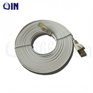 PVC Jacket Shielded Flat STP Cat7 rj45 Connector <strong>Patch</strong> Cord - Product Image 5