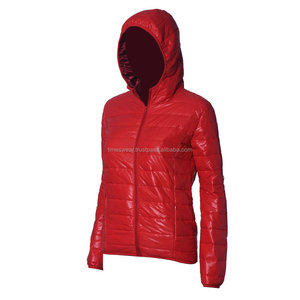 Invierno de las mujeres con capucha con cremallera ligero Packable chaqueta Outwear globo abajo cálido delgada Slim abrigos - Product Image 2