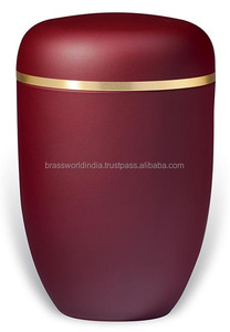 โกศบรรจุอัฐิแบบอเมริกัน สีน้ำเงินเรียบง่าย ทำจากทองเหลือง โดย Brassworld India Funera - Product Image 5