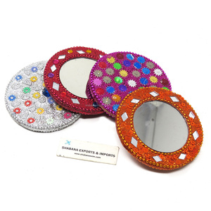 Miroir de courtoisie traditionnel de haute qualité avec différents modèles de l'Inde - Product Image 2