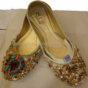 Chaussures pakistanaises Khussa pour femmes Collection été et printemps Design élégant Punjabi Khussa - Product Image 5