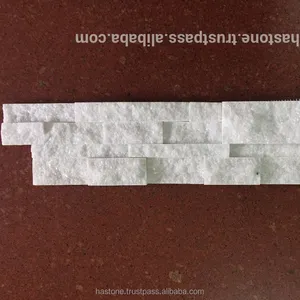 Moderno elegante natural calcita pulida superficie dividida cristal blanco porcelana mármol piedra azulejo losa para apartamentos elegantes - Product Image 1