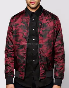 เสื้อแจ็คเก็ตบอมเบอร์แบบสั่งทำพิเศษ สีสันสดใส ผ้าซาติน กันน้ำ และกลับด้านได้ สำหรับฤดูหนาว ขายส่งทั่วโลก - Product Image 1