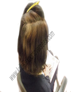 Etiqueta de cubierta de raíz blanca fácil de usar, polvo de Henna semipermanente privado, tinte para el cabello marrón claro con polvo de Color verde - Product Image 3