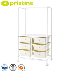 Chariot de rangement roulant à 4 tiroirs au design moderne de haute qualité cintre Taiwan fabricant de meubles en acier chambre à coucher bureau à domicile! - Product Image 5