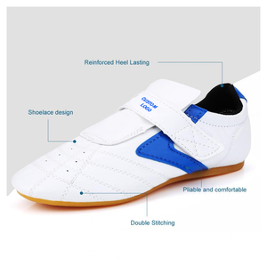 Taekwondo — chaussures respirantes à bande bleue, nouvelle paire de Taekwondo, sandales de Sport unisexes, pour boxer, Kung Fu, Tai Chi, pour les Arts martiaux, pour enfants et adultes - Product Image 6