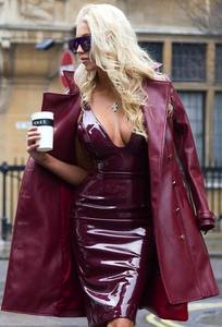 Chaqueta de Piel de Oveja para Mujer Valeriano Romano, Cuello de Piel de Zorro, Acabado Transpirable Estampado, Relleno 100% Poliéster, Exterior de Algodón - Product Image 2