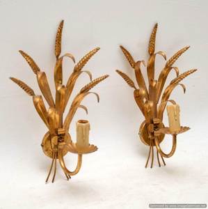 Apliques de pared chapados en oro, apliques de pared modernos de decoración de Color Dorado de la mejor calidad para vender artículos - Product Image 1