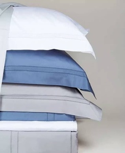 T200 Dành Cho Người Lớn Trắng Được Trang Bị Tấm Phẳng 200TC Polyester/Bông Tẩy Trắng Mô Hình Đồng Bằng Phong Cách Nhà Khách Sạn Bệnh Viện Sử Dụng Bao Gồm Gối - Product Image 1