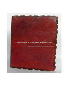 วารสารหนังแท้แบบเรียบงานแฮนด์เมดสำหรับเด็กผู้หญิงกระดาษมีขอบขรุขระเหมาะสำหรับเขียน - Product Image 3