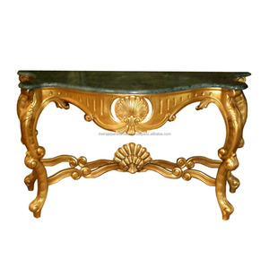 Ev mobilya konsol tam oyma-altın yaprak mobilya oturma odası endonezya - Product Image 1