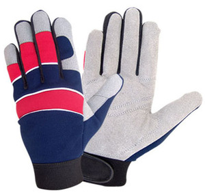 Guantes mecánicos de cuero, fabricados en paquistaní - Product Image 2