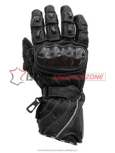 Gants de course haute protection pour motos Gants en cuir de motard - Product Image 2