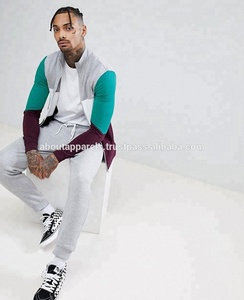 Algodón acrílico venta al por mayor suéter con capucha hombres cremallera cárdigan negro Casual impermeable invierno OEM sudaderas de algodón transpirable - Product Image 2