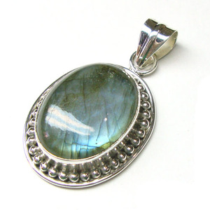 Labradorite Vente en gros Bijoux en argent 925 Pendentif en pierre précieuse Charme en argent sterling 925 Bijoux fins Pendentifs et breloques - Product Image 5
